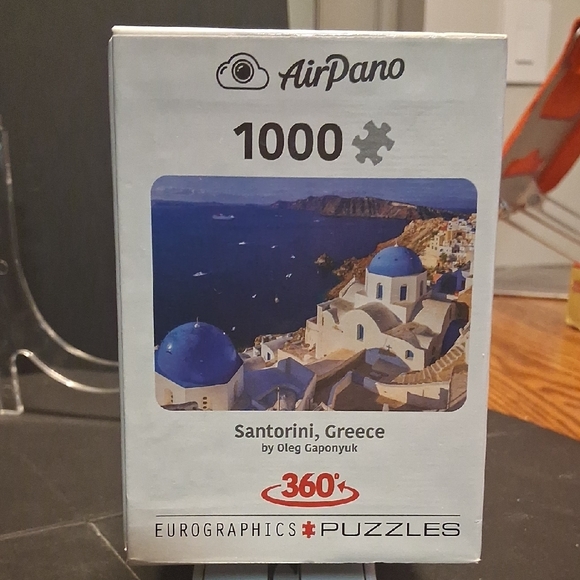 Eurographics Santorini 1000-Piece Puzzle - Blue and White - Picture 3 of 3